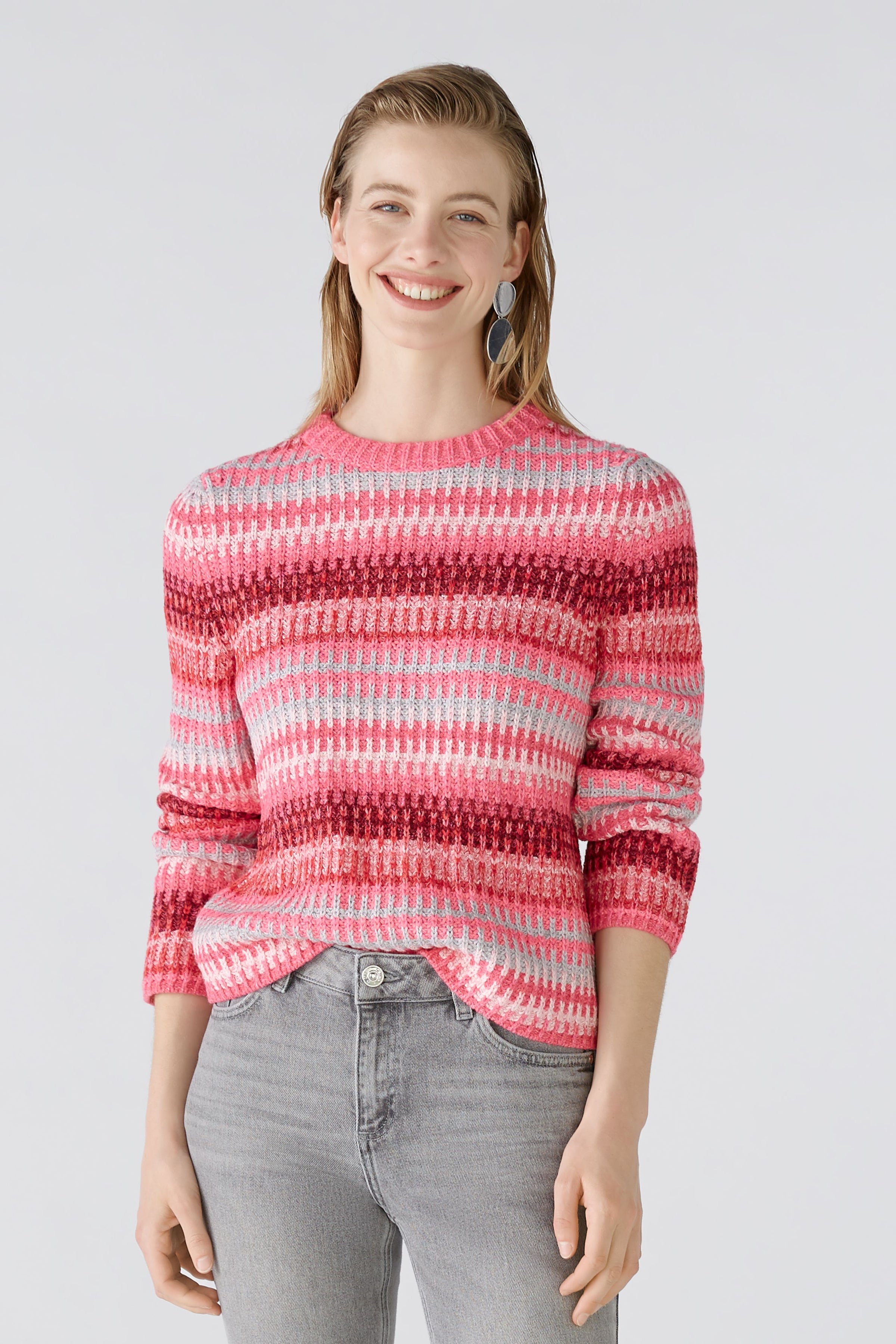 An image of the Oui Striped Jumper