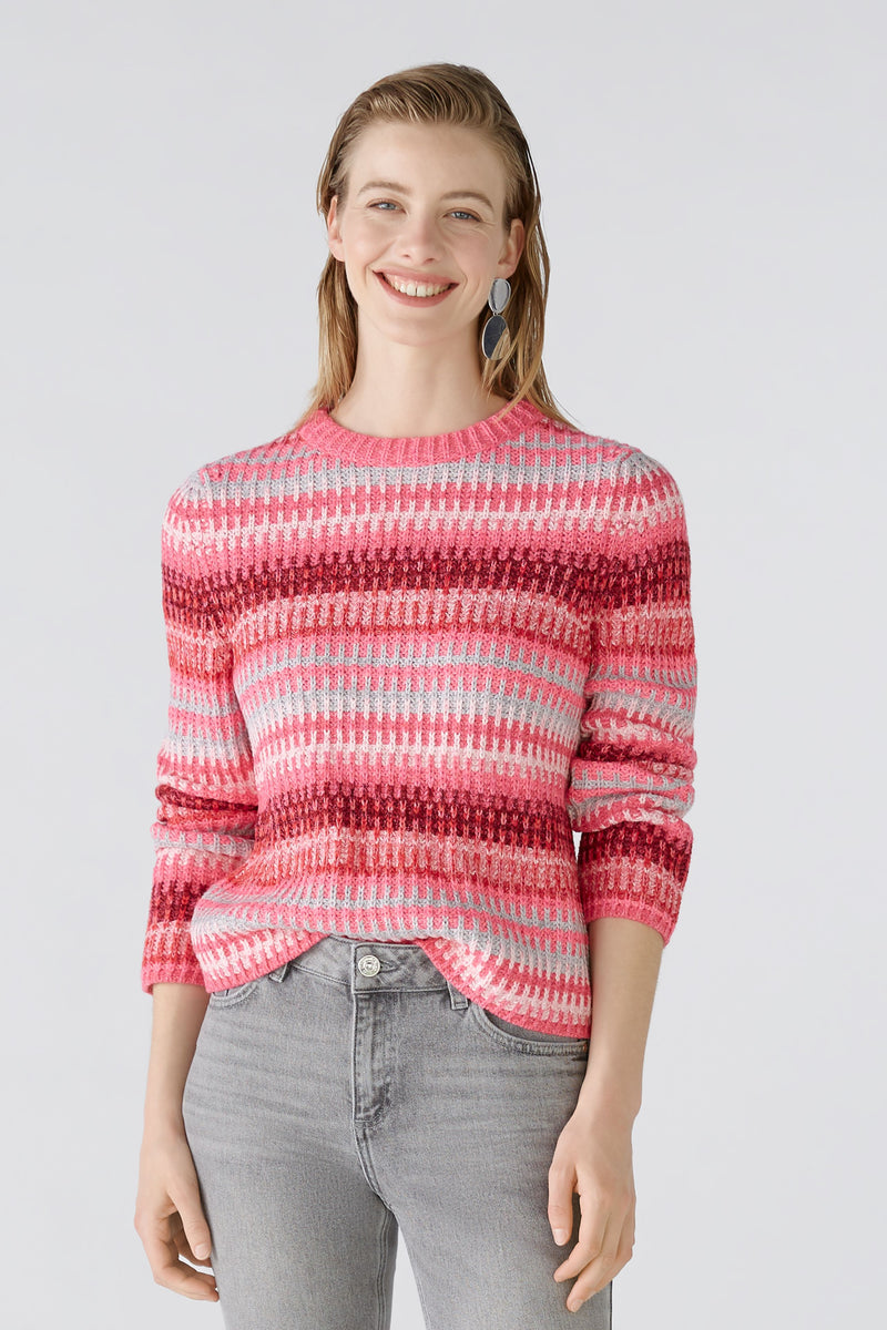 An image of the Oui Striped Jumper