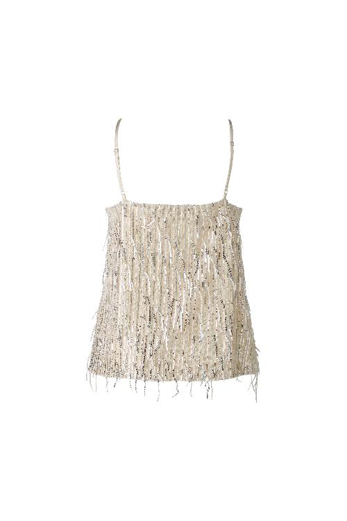 An image of the Oui Sequin Top