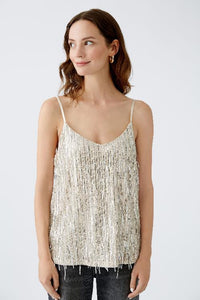 An image of the Oui Sequin Top