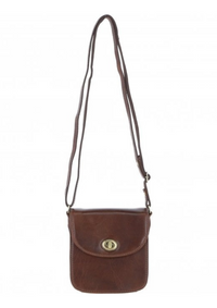 An image of the Ashwood Leather Leather Small Lock Crossbody Bag