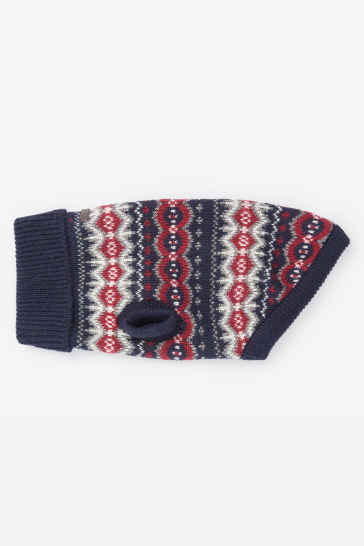 An image of the Barbour Fairisle Dog Jumper