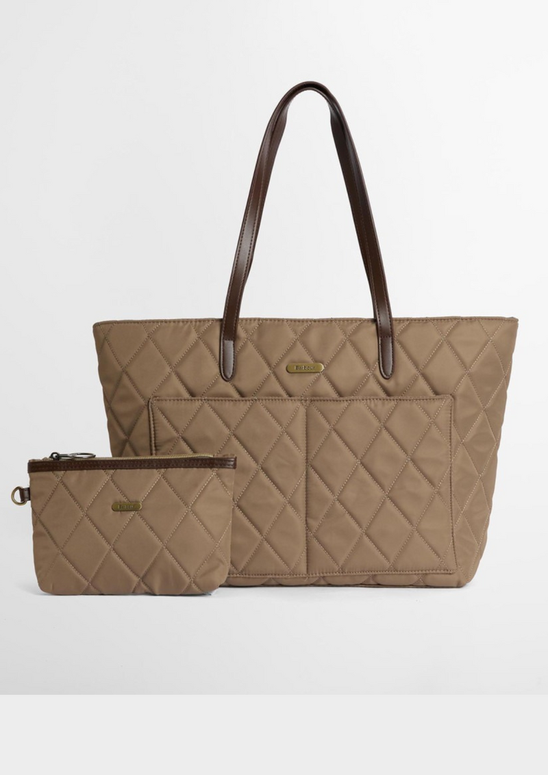 An image of the Barbour Quilted Tote Bag