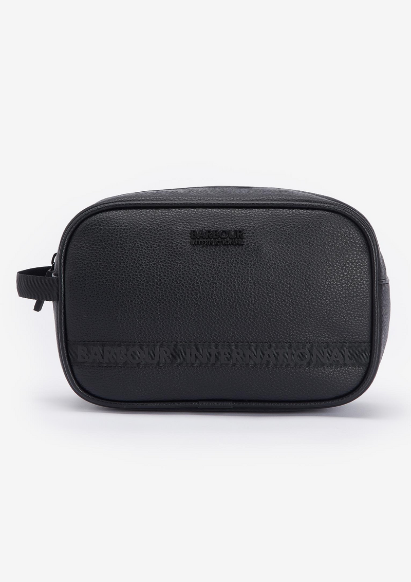 An image of the Barbour International Blackwall Washbag