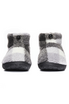 An image of the Bedroom Athletics Neeson Shorter Length Check Sherpa Slipper Boots