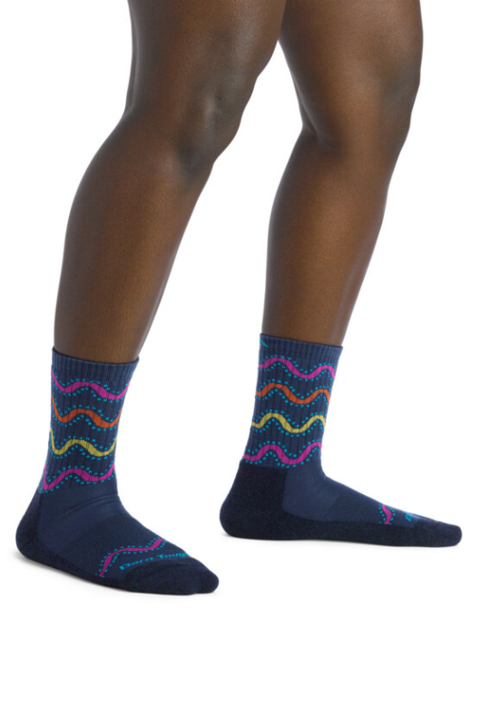 An image of the Darn Tough Wandering Stripe Micro Crew Hiking Socks