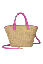 An image of the Every Other Large Twin Tote Bag in the colour Fuchsia.