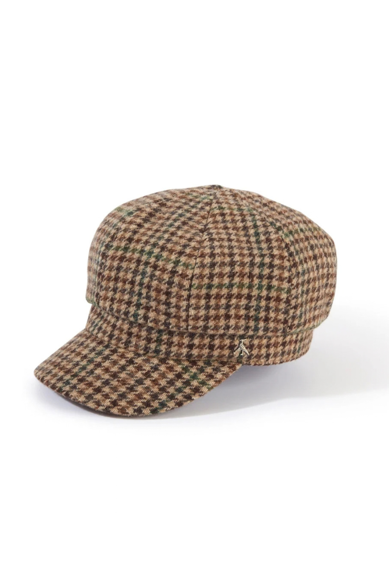 The Higham Tweed Baker Boy Cap