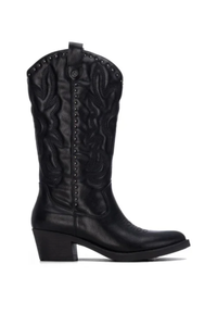 Pu Leather Knee High Boots
