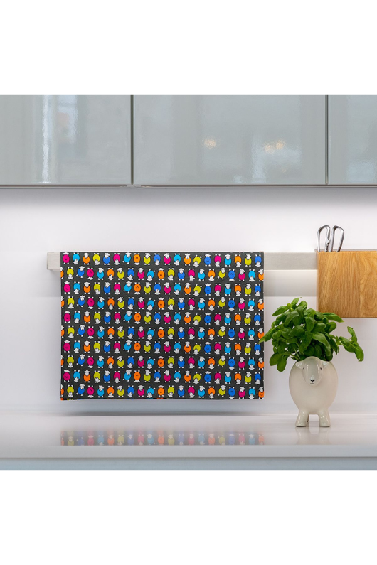 An image of the Herdy Tea Towel