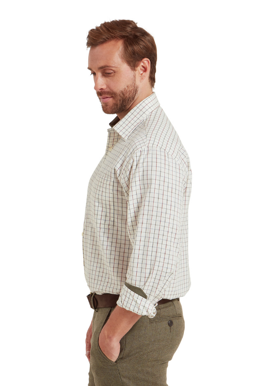 An image of the Schoffel Burnham Tattersall Classic Shirt