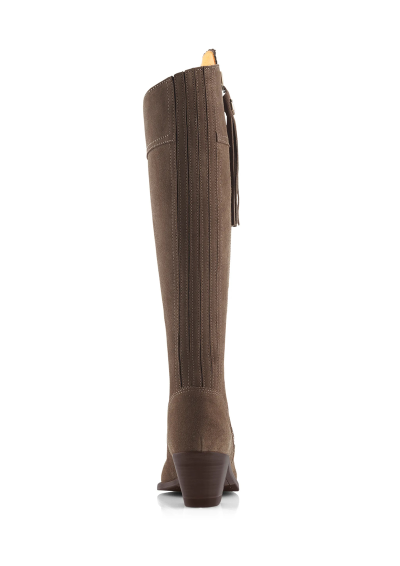 An image of the Fairfax & Favor Fairfax & Favor Heeled Regina Fog Suede