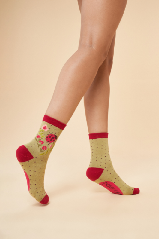 An image of the Powder Ankle Socks