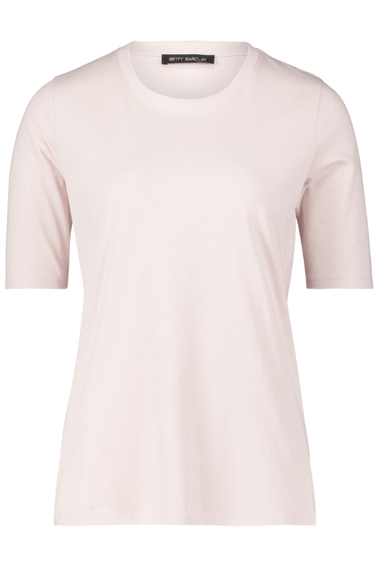 An image of the Betty Barclay Plain T-Shirt in the colour Light Rose.