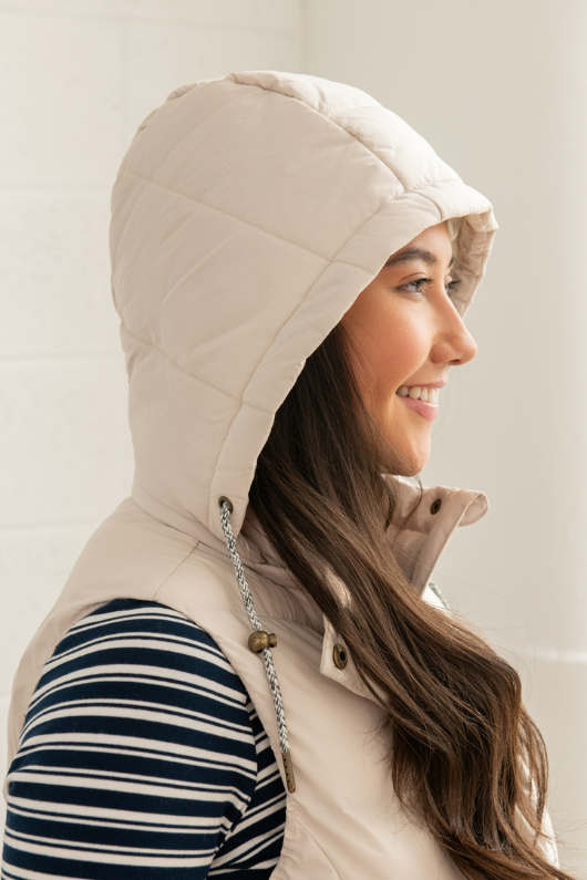An image of the Lighthouse Savannah Ladies Long Gilet