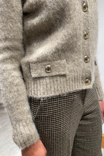An image of the Marella Mohair Mix Cardigan-Biacco