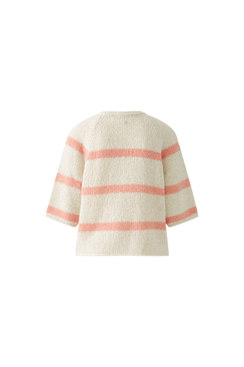 An image of the Oui Striped Pullover