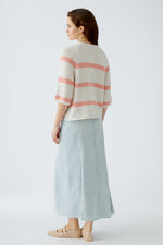 An image of the Oui Striped Pullover