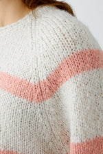 An image of the Oui Striped Pullover