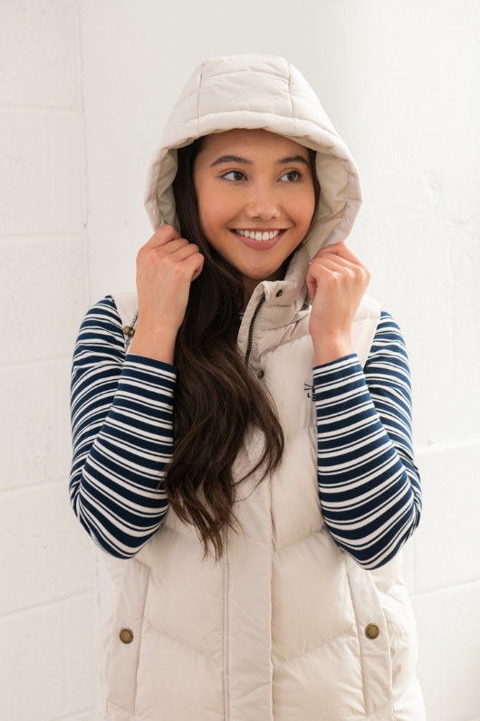 An image of the Lighthouse Savannah Ladies Long Gilet