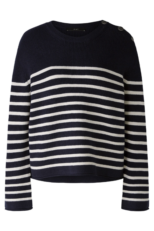 An image of the Oui Striped Jumper
