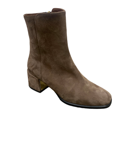 An image of the Evaluna Suede Block Heel Boot