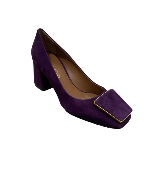 An image of the Evaluna Suede Block Heel