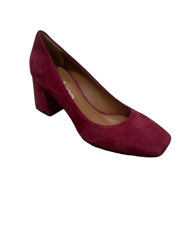 Suede Block Heel