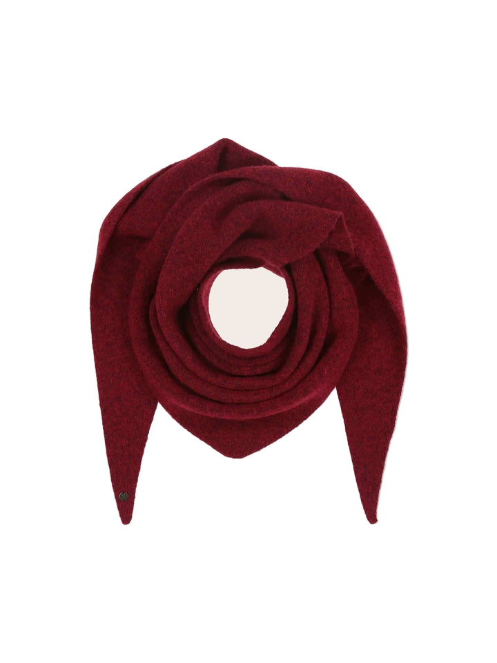 An image of the Fraas Recycled Knit Triangle Scarf