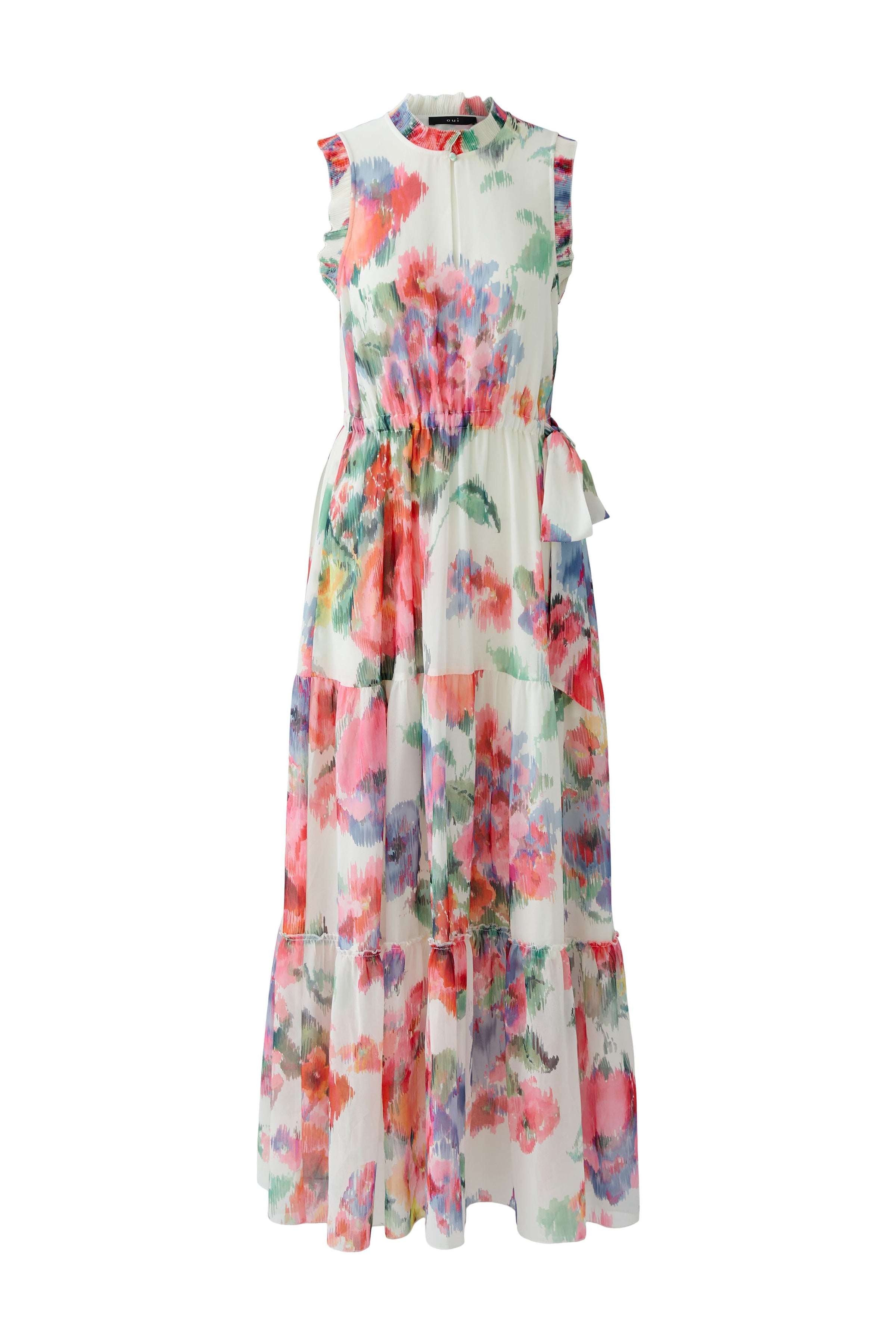 An image of the Oui Chiffon Maxi Dress