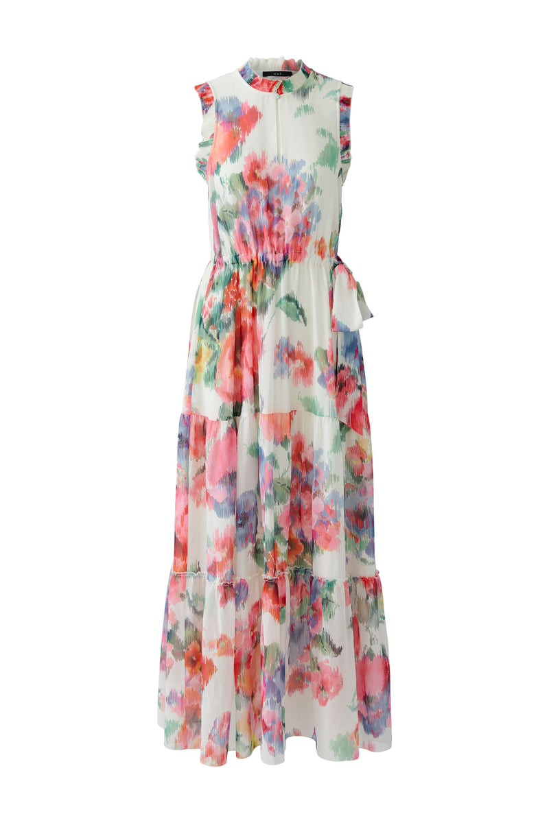 An image of the Oui Chiffon Maxi Dress