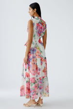 An image of the Oui Chiffon Maxi Dress