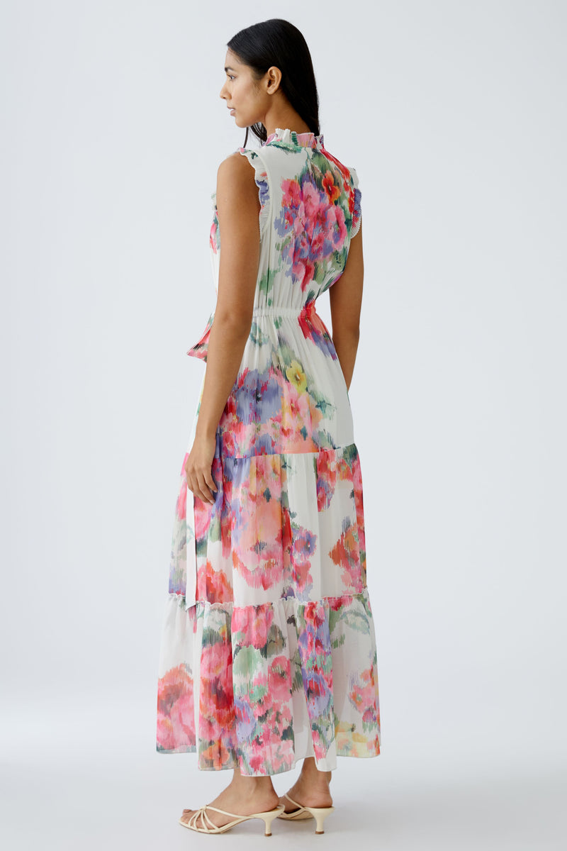 An image of the Oui Chiffon Maxi Dress