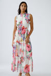An image of the Oui Chiffon Maxi Dress
