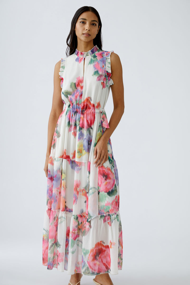 An image of the Oui Chiffon Maxi Dress