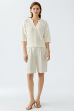 An image of the Oui Woven Bermuda Shorts