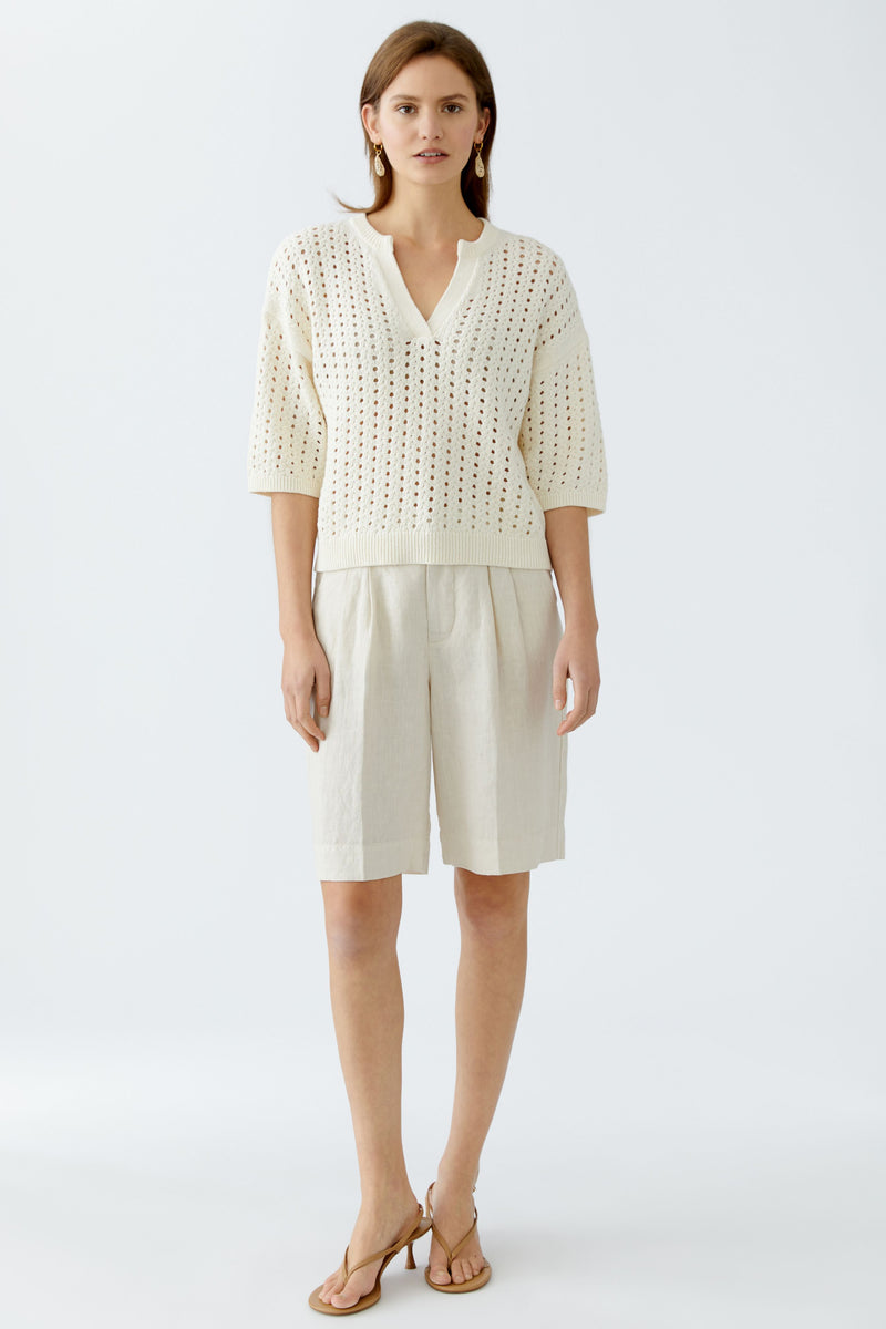 An image of the Oui Woven Bermuda Shorts