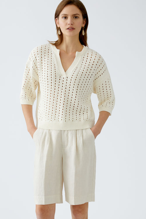 An image of the Oui Woven Bermuda Shorts