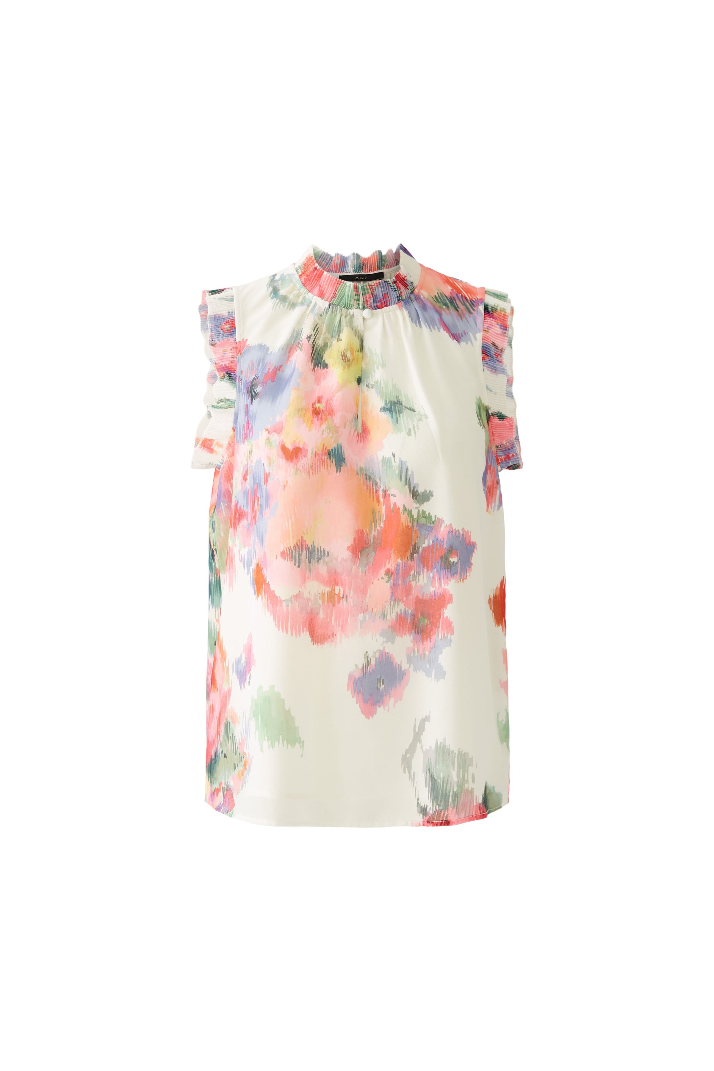 An image of the Oui Floral Blouse
