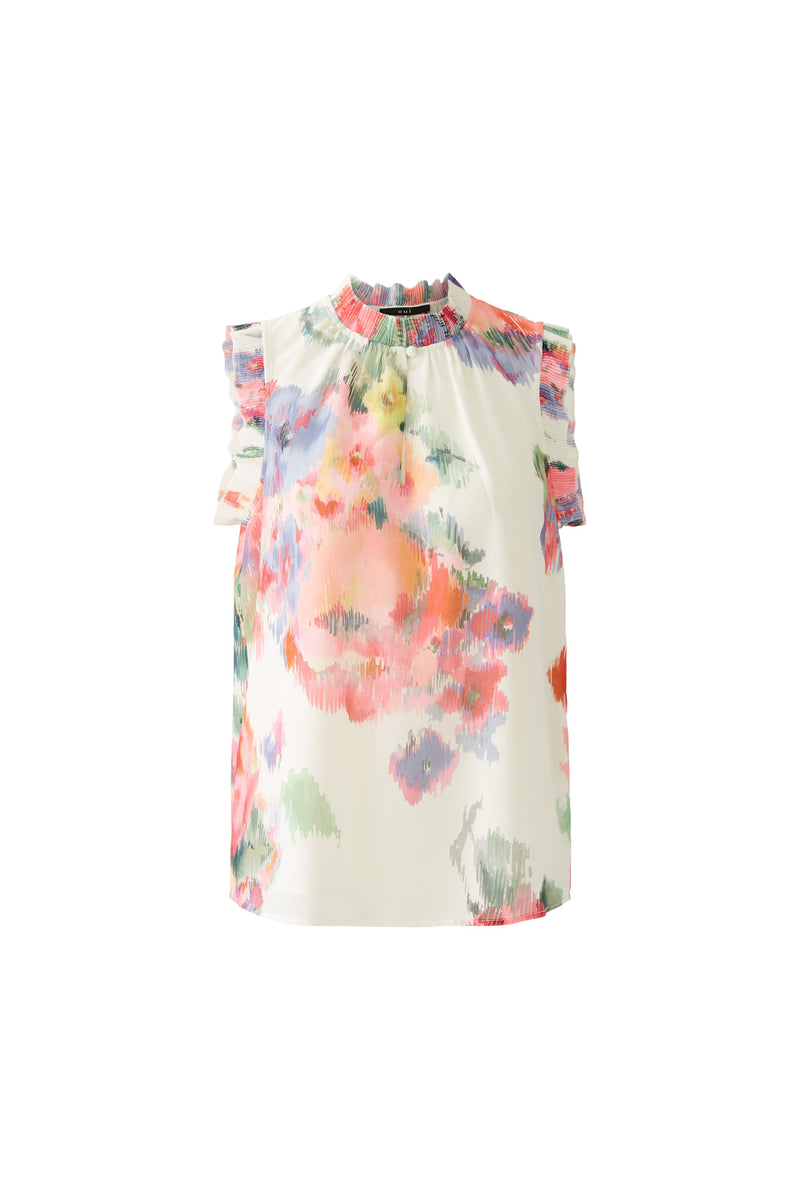 An image of the Oui Floral Blouse