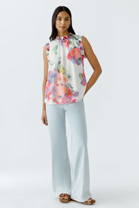 An image of the Oui Floral Blouse