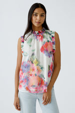 An image of the Oui Floral Blouse