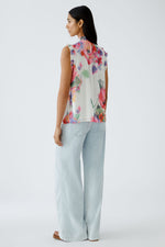 An image of the Oui Floral Blouse