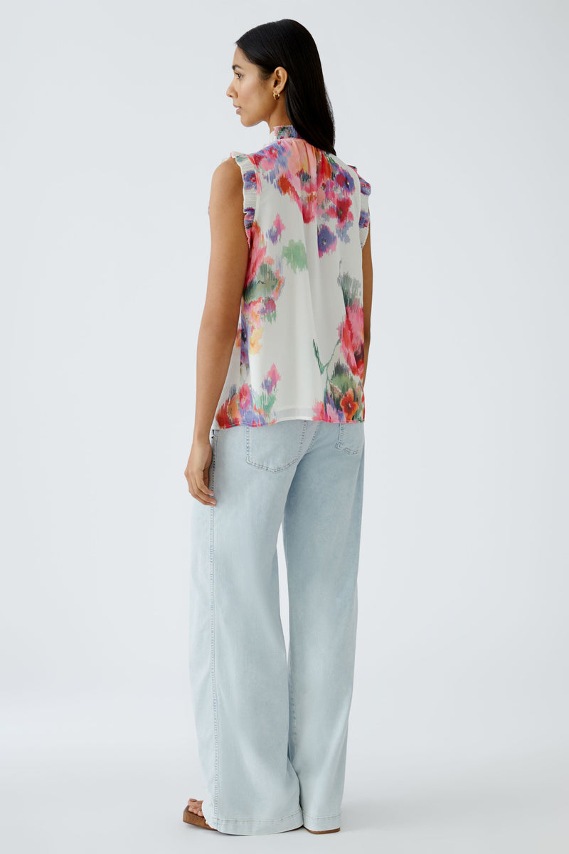 An image of the Oui Floral Blouse