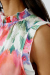 An image of the Oui Floral Blouse