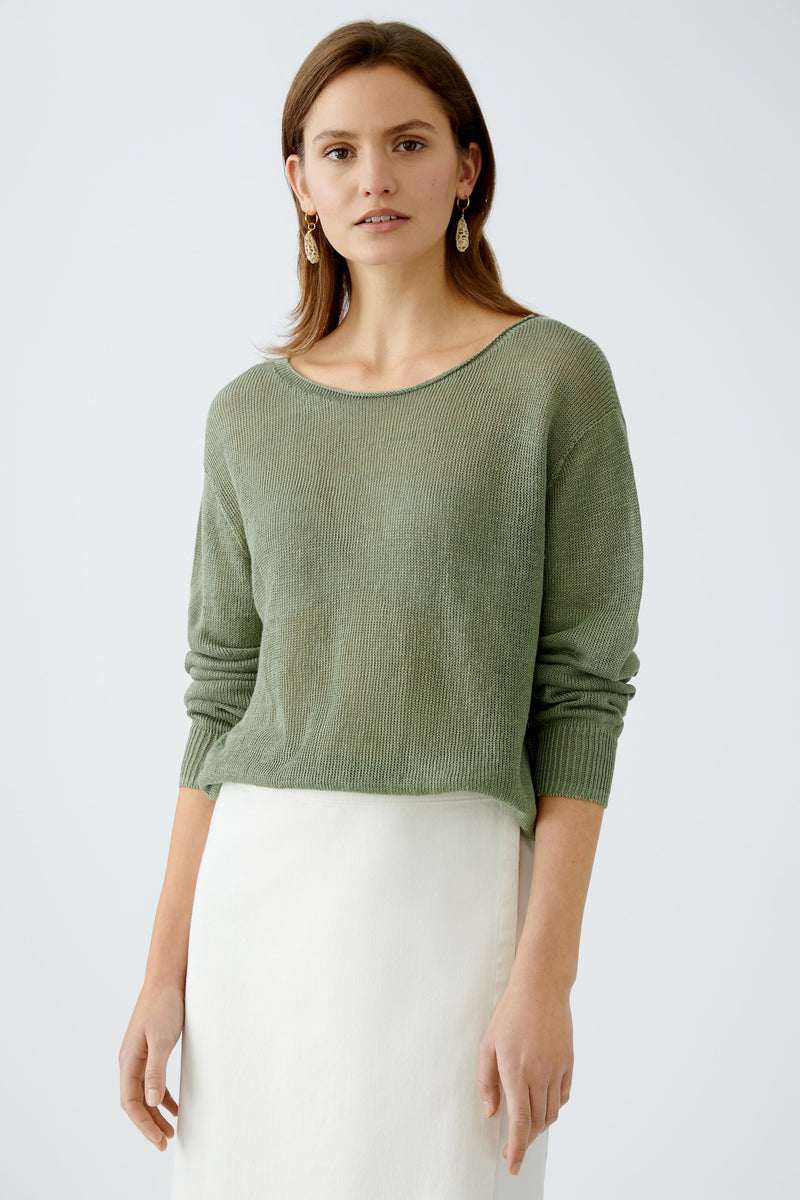 An image of the Oui Knitted Pullover