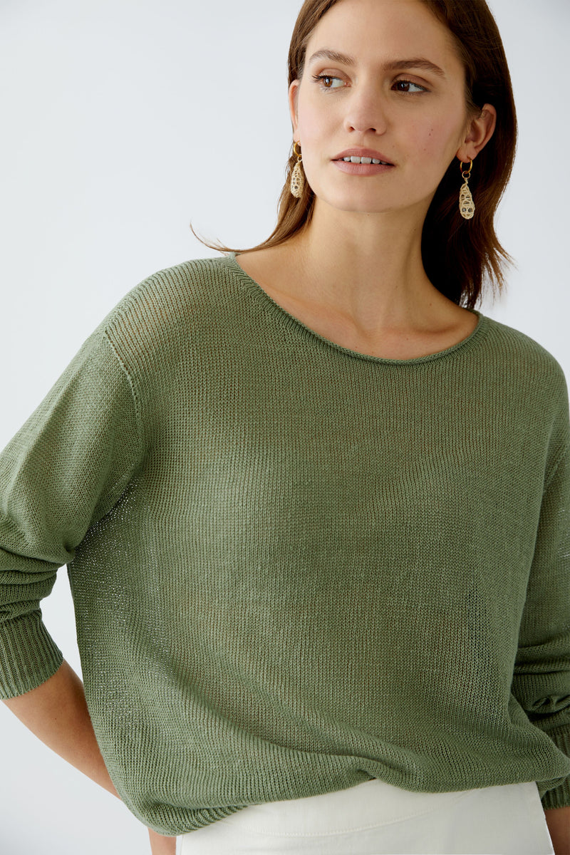 An image of the Oui Knitted Pullover
