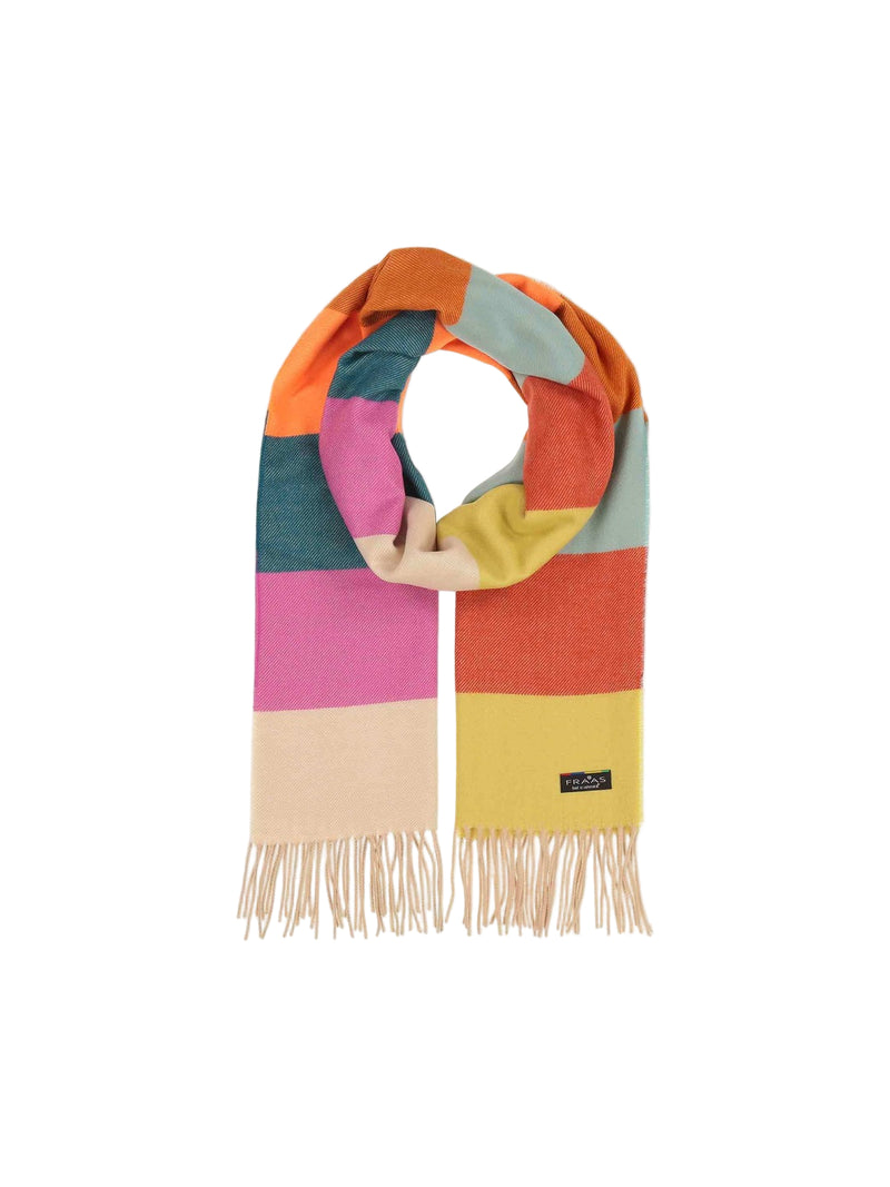 An image of the Fraas Stripe Cashmink Wrap