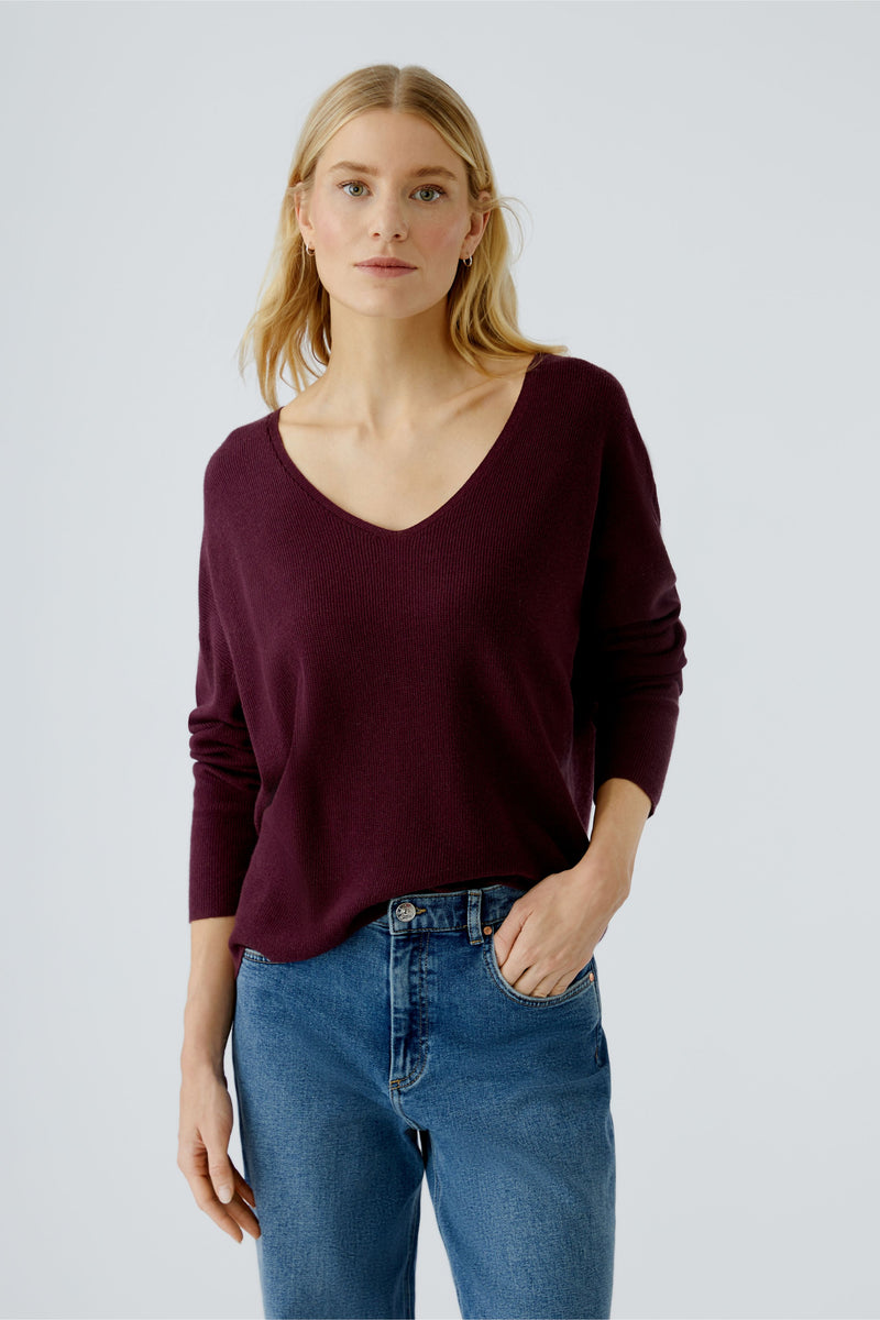 An image of the Oui Knitted Pullover