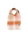 An image of the Fraas Modern Check Cashmink Scarf